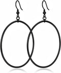 Hoop Earrings for Women Large Gold Plated Statement